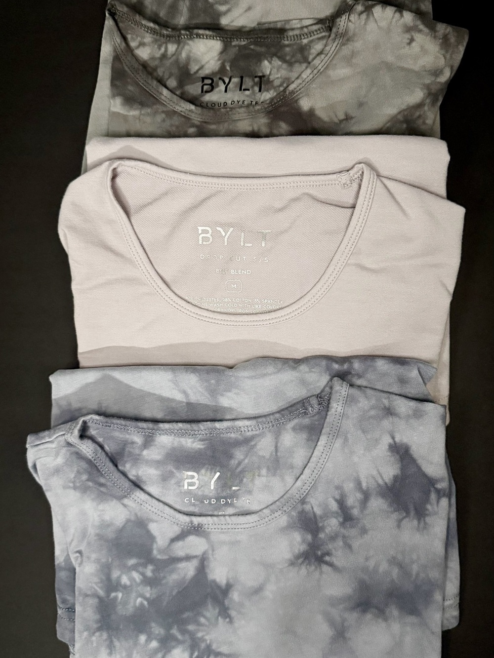 BYLT T-Shirt Bundle (3-Pack) Men’s Size Medium Short Sleeve Tee lot.